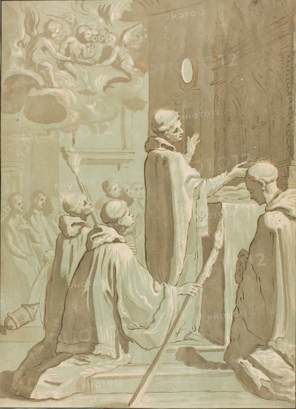 The Celebration of High Mass, c. 1776. Creator: Maria Catharina Prestel.