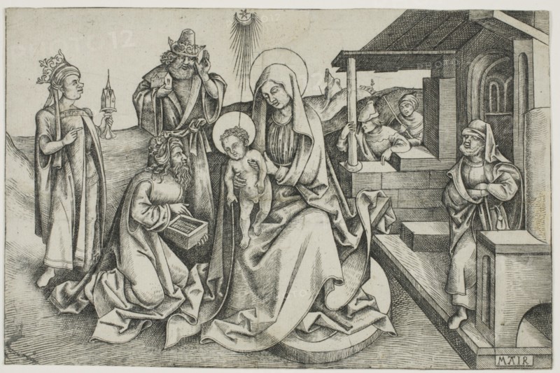 Adoration of the Magi, 1499. Creator: Mair von Landshut.