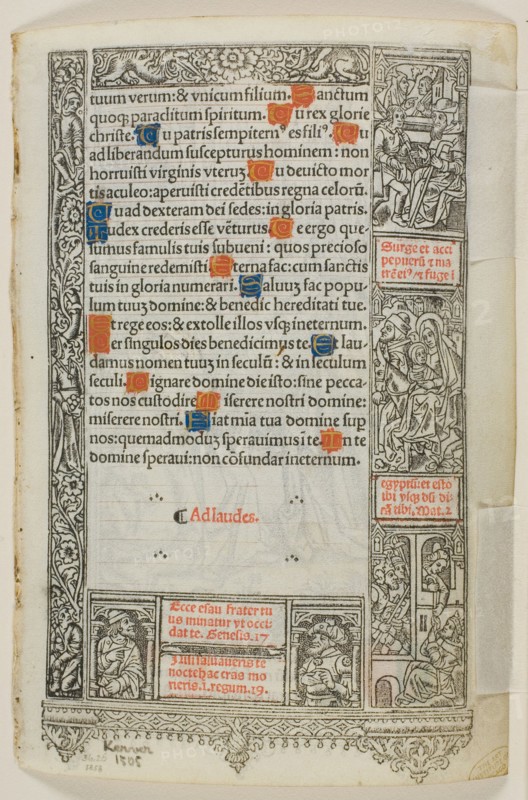 Visitation, from the Book of Hours, n.d. Creator: Thielmann Kerver.
