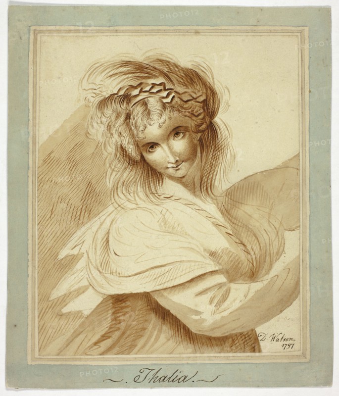 Thalia, c.1797. Creator: D. Watson.