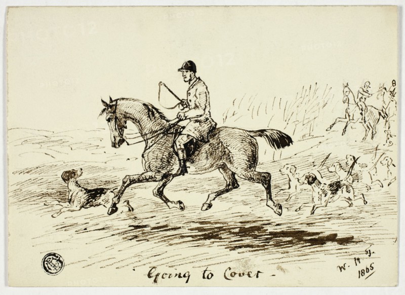 Going to Cover, 1865. Creator: W. H. Temple.