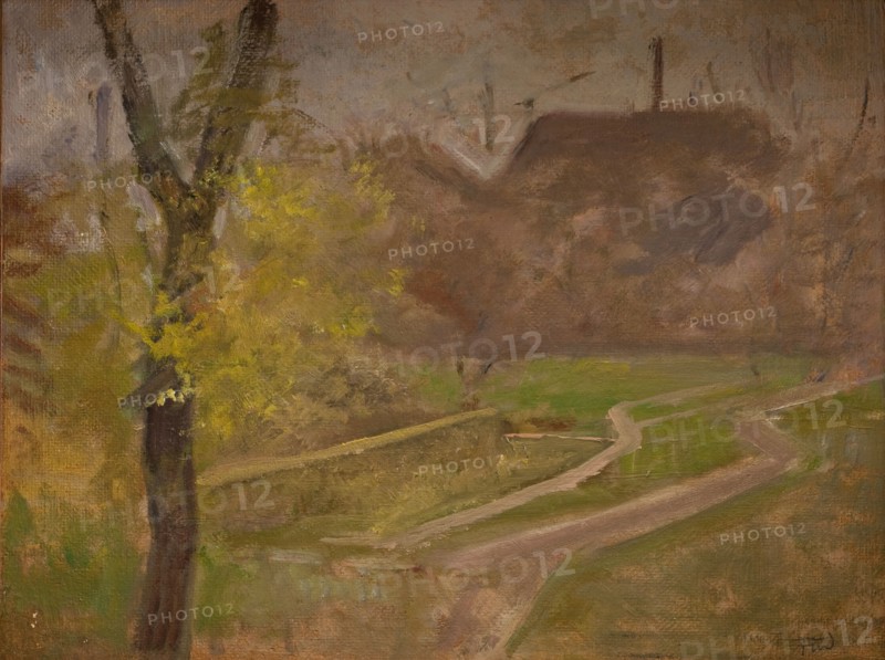 The Garden of Institution des sourds-muets, 1902. Creator: Ludvig Find.