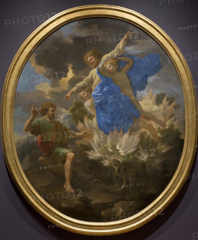 Moses and the Burning Bush, 1641. Creator: Nicolas Poussin.