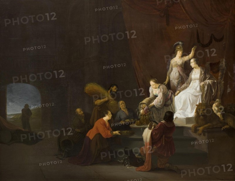 Allegory on Peace. Pax Being Crowned by Minerva, 1643. Creator: Willem de Poorter.