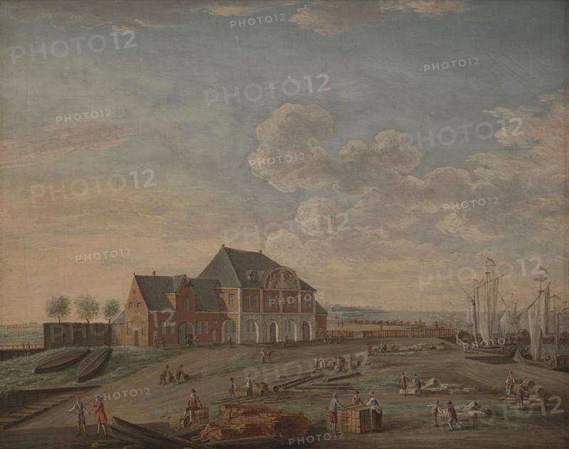 The Custom House of Copenhagen, 1754. Creator: Giovanni Antonio Cesari.