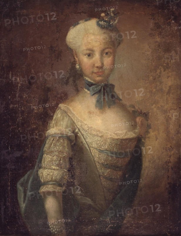 Portrait of a little girl, 1767. Creator: Levin Elias.