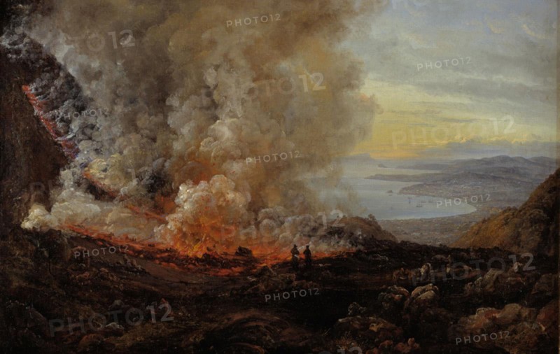 The Eruption of Vesuvius, 1820. Creator: Johan Christian Dahl.