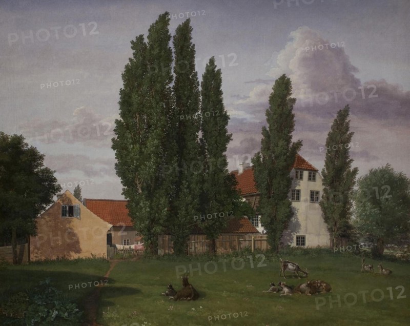 Marialyst at Frederiksberg. Ole Winstrup's House, 1828. Creator: Frederik Hansen Sodring.
