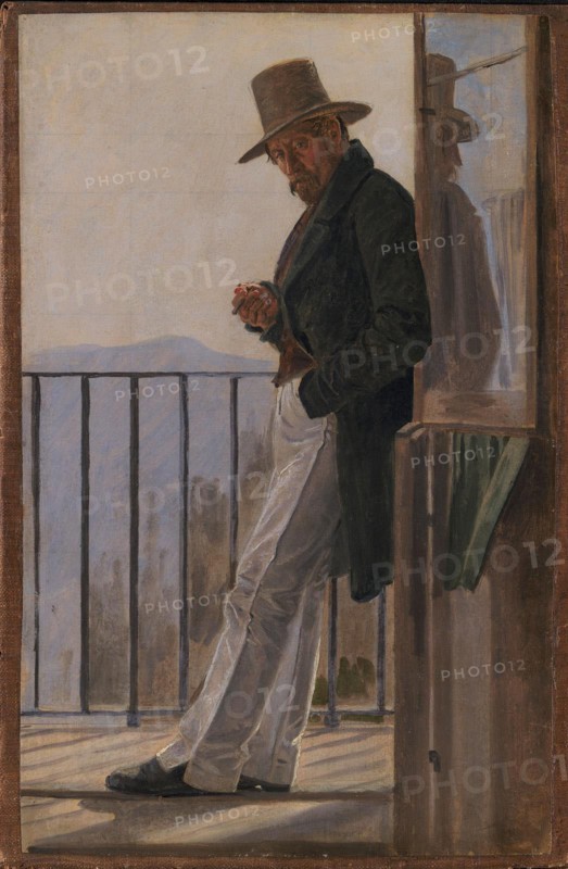 The Painter Ditlev Blunck, 1837. Creator: Constantin Hansen.
