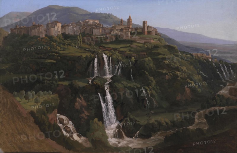 View of Tivoli in Italy, 1844. Creator: Gustav Wilhelm Palm.