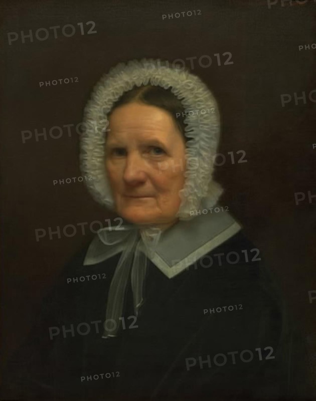 Johanne Marie Gertner, née Lassen, the artist's mother, 1846. Creator: Johan Vilhelm Gertner.