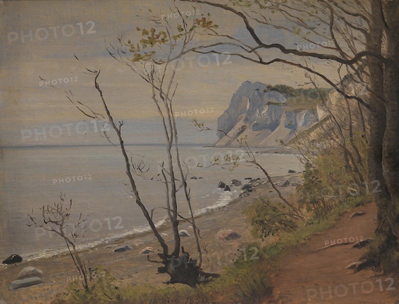 The Cliffs of the Island of Mon, 1850. Creator: Peter Christian Thamsen Skovgaard.