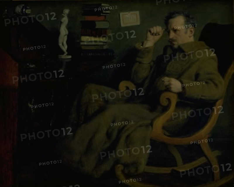The Artist Pondering, 1887. Creator: Axel Helsted.