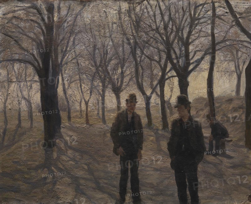 The Ramparts of Christianshavn. Spring, 1892. Creator: Peter Hansen.