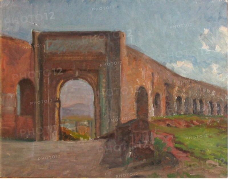 Porta Furba, Rome, 1904. Creator: Albert Gottschalk.