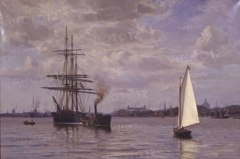 Copenhagen roads, 1905. Creator: Vilhelm Arnesen.