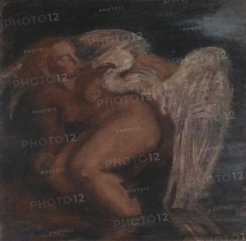 Leda and the Swan, 1912. Creator: Kai Nielsen.
