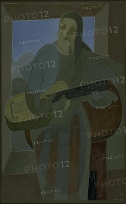 The Guitar Player, 1926. Creator: Juan Gris.