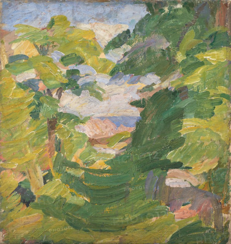 Mindet, Christianso, 1912. Creator: Edvard Weie.