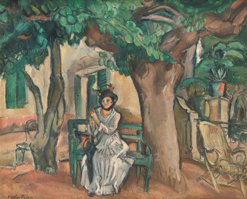 The Lady on the Terrace, 1914. Creator: Othon Friesz.