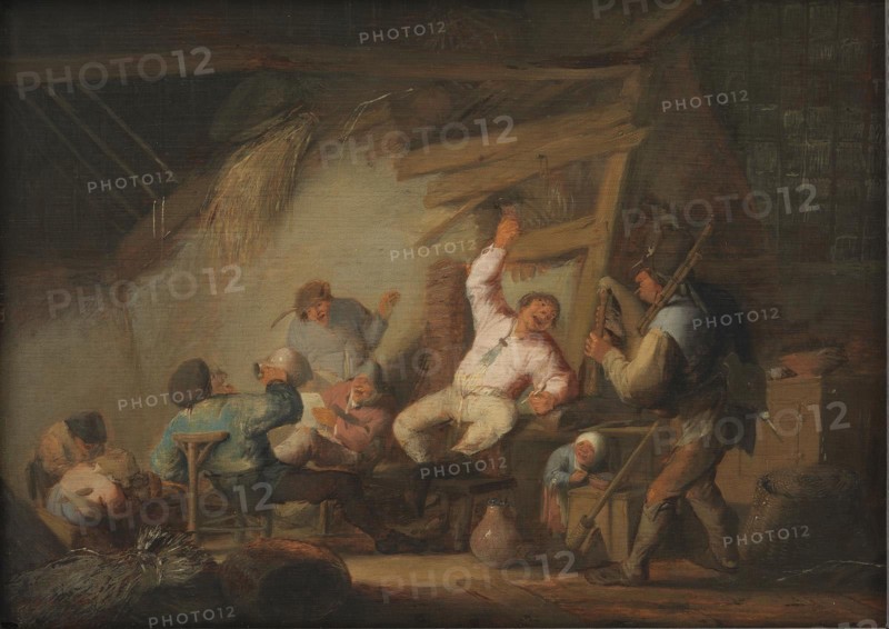Making Merry in a Farm Cottage, 1536-1635. Creator: Adriaen van Ostade.