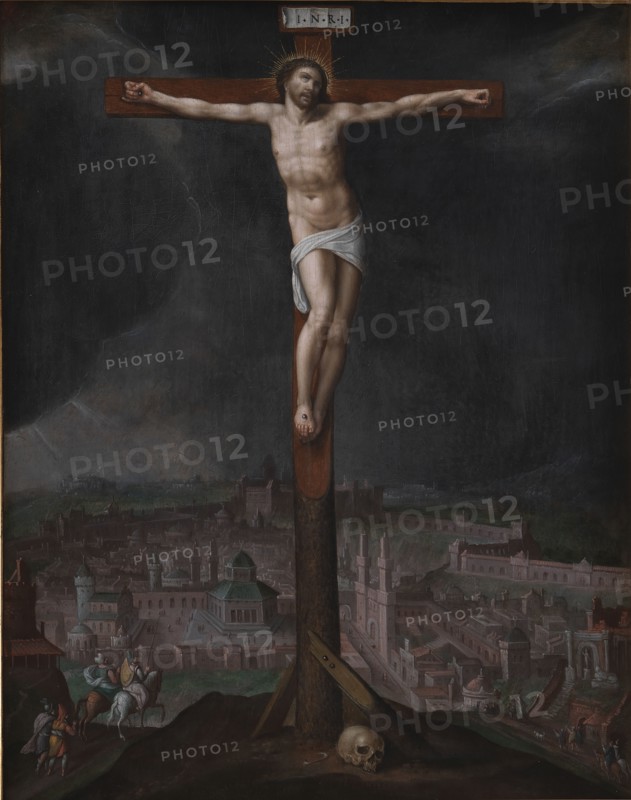 Christ on the Cross, 1549-1598. Creator: Gillis Mostaert.