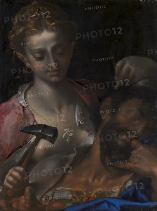Jael Kills Sisera, 1561-1611. Creator: Bartholomeus Spranger.