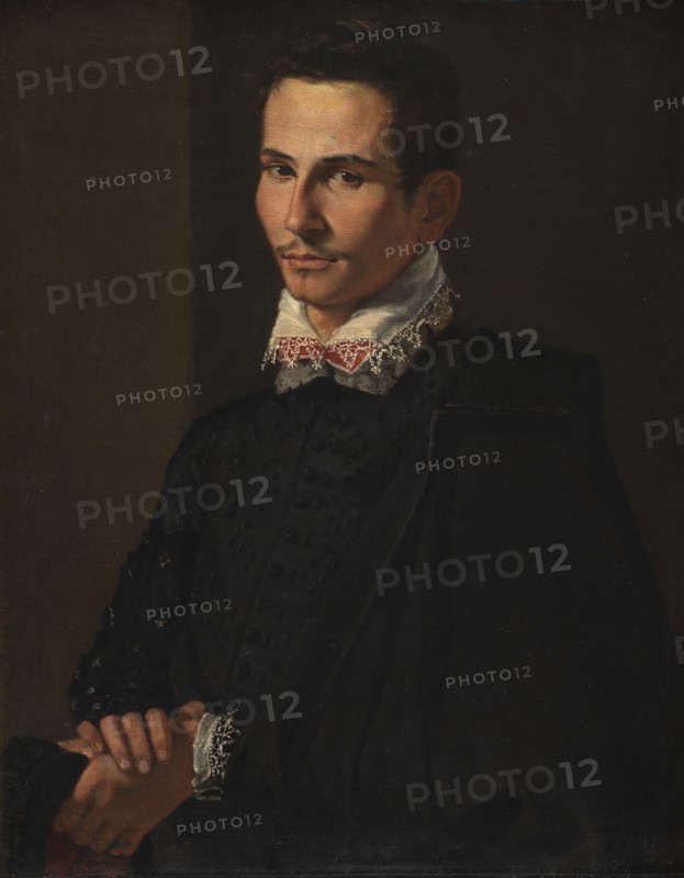 Portrait of a Man, 1566-1640. Creators: Jacopo Chimenti, Michelangelo Caravaggio.