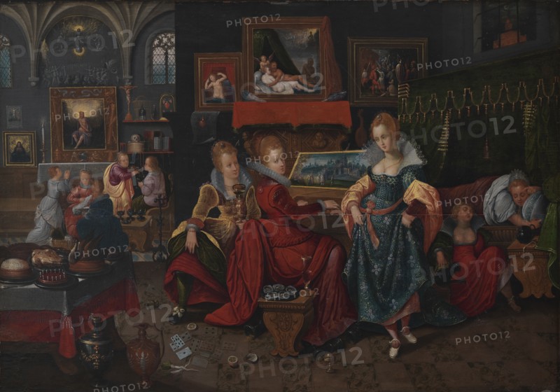 The Parable of the Wise and the Foolish Virgins, 1593-1623. Creator: Hieronymus Francken II.