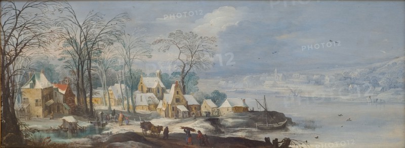 Winter Landscape, 1597-1625. Creators: Joos de Momper, the younger, Jan Brueghel the Elder.