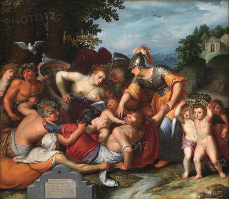 Gemeine Jeuchts Beeldt. Allegory of the Temptations of Youth, 1598-1610. Creator: Otto Van Veen.
