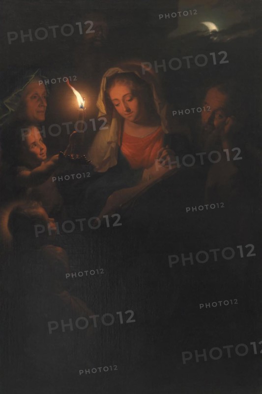 The Holy Family, 1600-1699. Creator: Godfried Schalcken.