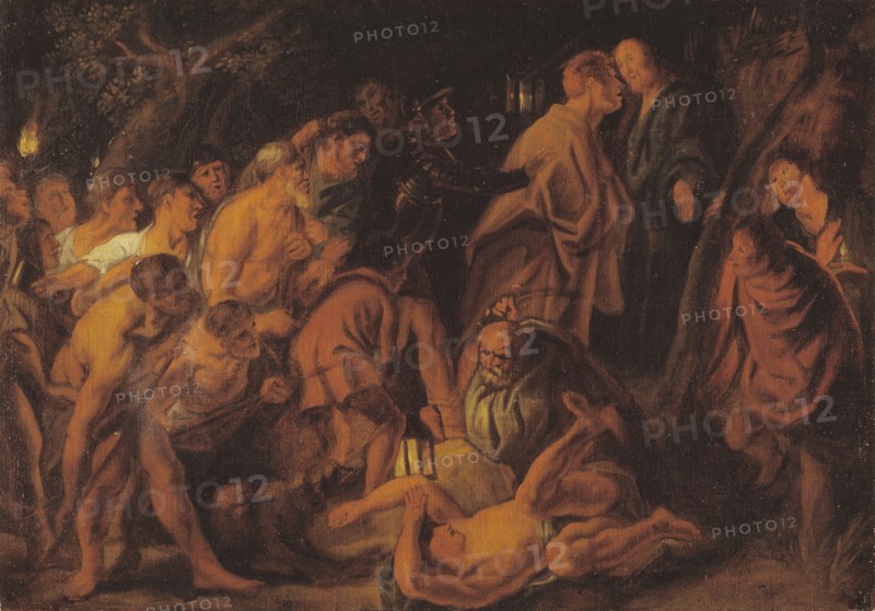 The Betrayal and Arrest of Christ in Gethsemane, 1608-1640. Creator: Jacob Jordaens.