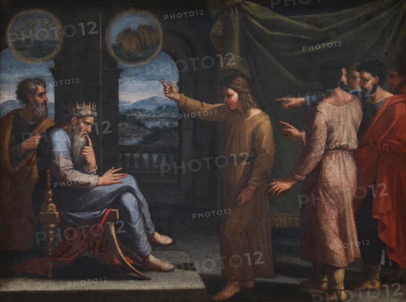 Joseph Interprets Pharaoh's Dream, 1609-1665. Creator: Nicolas Poussin.