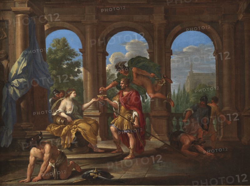 Circe and Ulysses, 1611-1669. Creators: Filippo Lauri, Pietro da Cortona.
