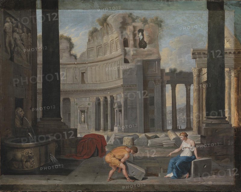 Theseus finding his Father's Sword and Sandals, 1612-1659. Creator: Jean Lemaire.