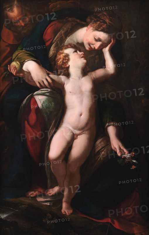 The Holy Family. The Rest on the Flight into Egypt, 1613-1615. Creator: Giulio Cesare Procaccini.