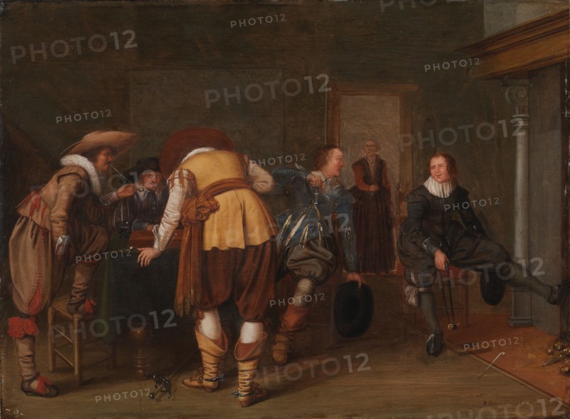 The Board Game Players, 1629. Creator: Pieter Symonsz Potter.