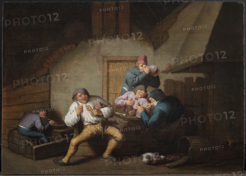 Peasants at Table. The Five Senses: The Sense of Taste, 1637-1656. Creator: Anthonie Victoryns.