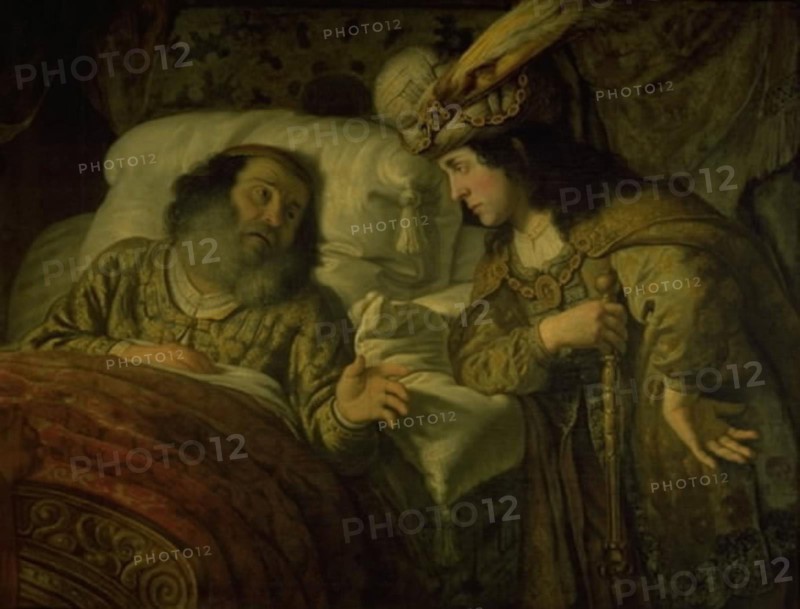 The Dying David Admonishes Solomon, 1642-1644. Creator: Jan Victors.