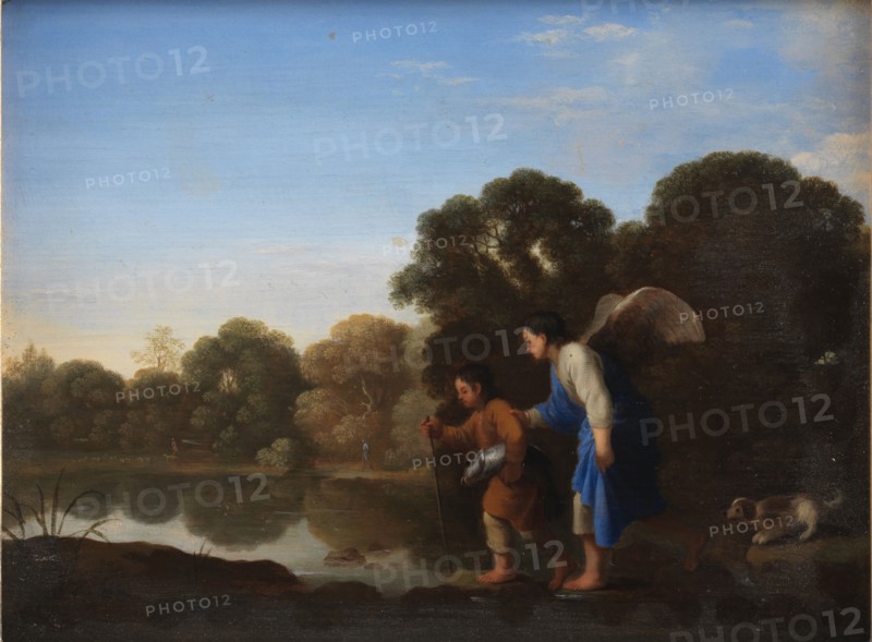Young Tobiah and the Angel, 1645-1680. Creator: Toussaint Gelton.