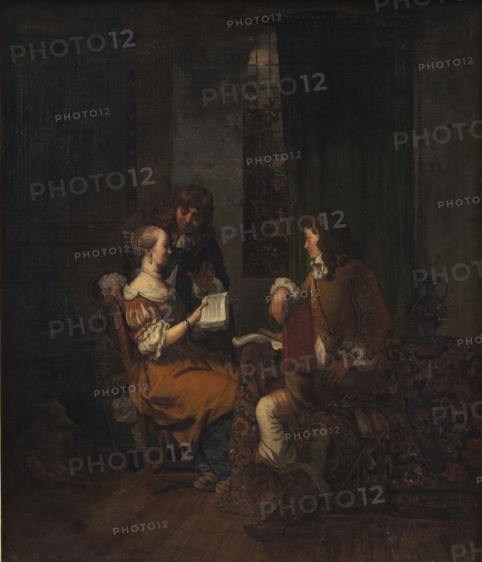 Music Lesson, 1655. Creator: Gerbrand van den Eeckhout.