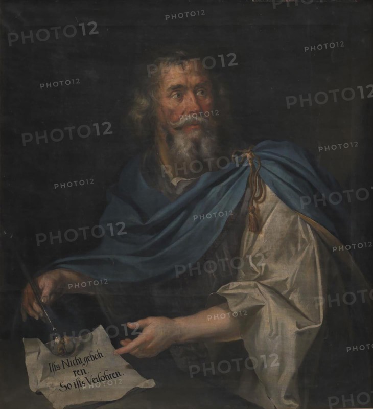 The Alchemist Lorens Weiskopf, 1658-1677. Creator: Henrich Dittmers.
