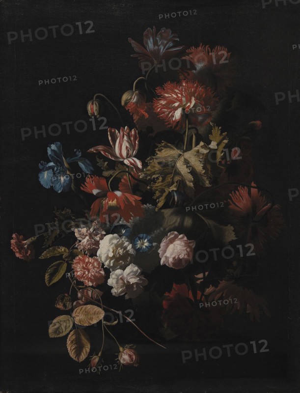 A Vase with Flowers, 1659-1721. Creator: Simon Pietersz Verelst.