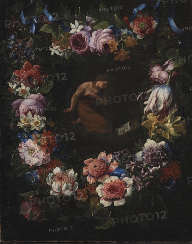 A Wreath of Flowers, 1668-1695. Creator: Karel van Vogelaer.