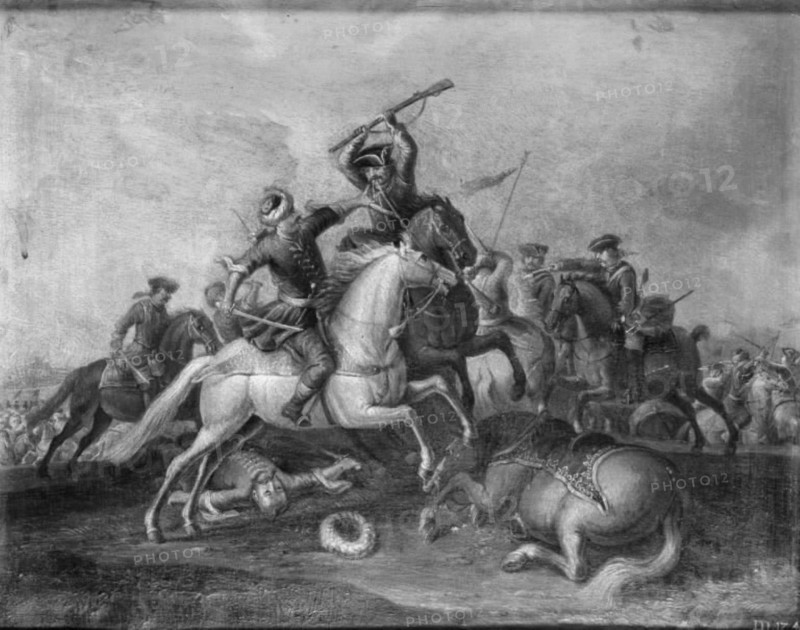 The Death of the Bassa of Anatolia, 1738-1741. Creator: Dismar Degen.