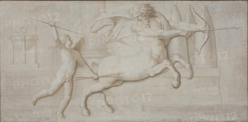 Achilles and the Centaur Cheiron, 1794-1798. Creator: Nicolai Abraham Abildgaard.