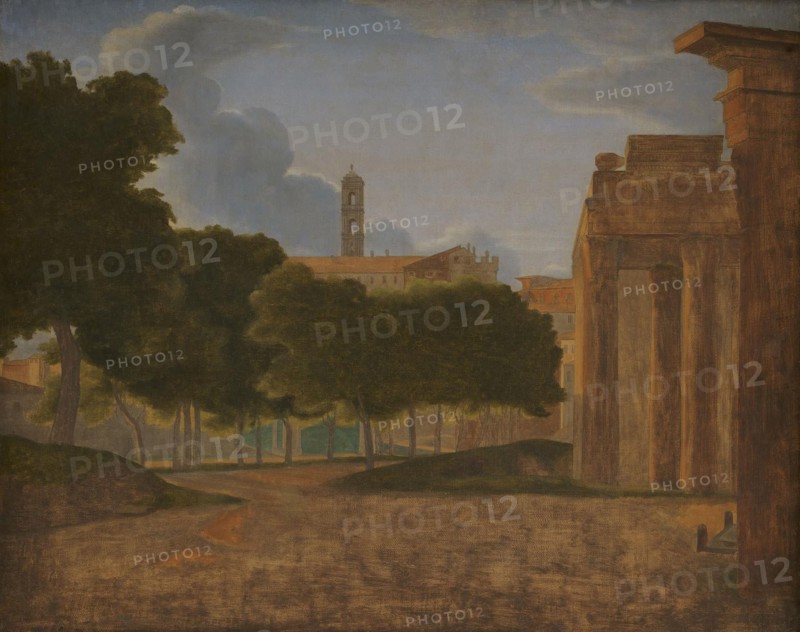 View of the Forum Romanum and the Via Sacra. In the background the Capitol, 1800-1850. Creators: CW Eckersberg, Unknown.
