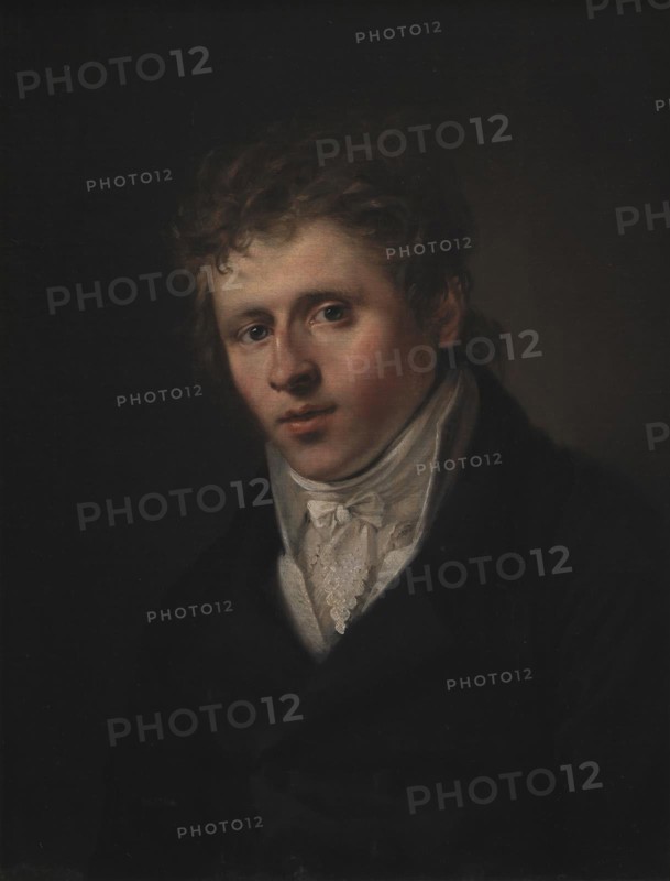 Portrait of the painter Johan Christian Dahl, 1813-1816. Creator: Christian Albrecht Jensen.
