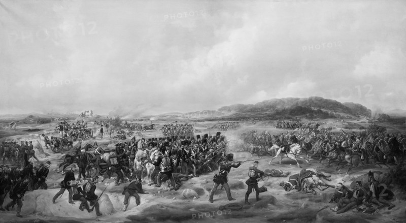 Battle of Isted, 25 July 1850, 1854. Creator: Niels Simonsen.